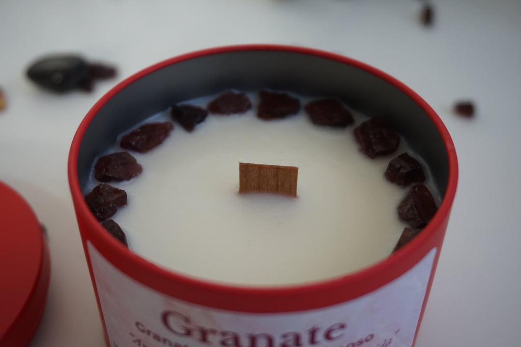 Vela Mineral Granate · Edición Limitada San Valentín