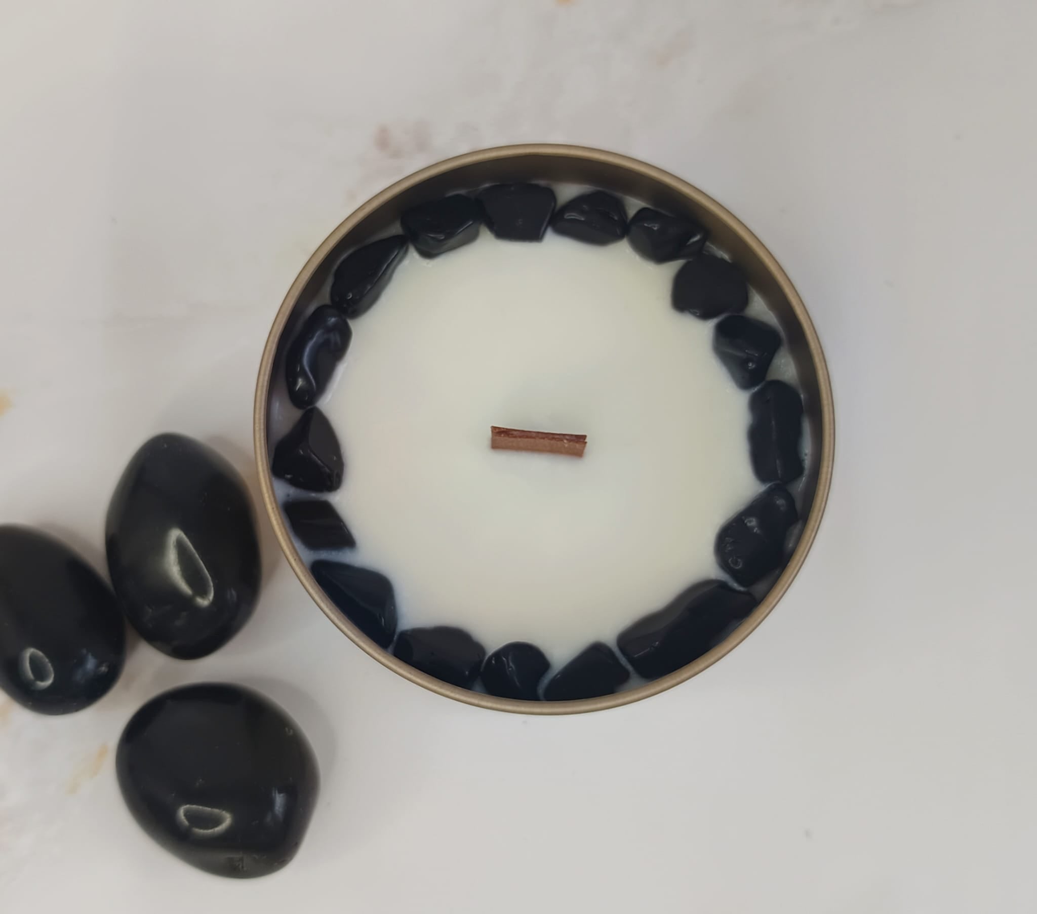 Vela Mineral Obsidiana